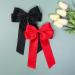 2 Pack Bow Hair Clips Pink Hair Bows for Women Girls Large Bow Clips Hair Barrette Hair Accessories(Black Red) - Buy Online on GoSupps.com