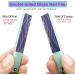 VOGARB Nail File with Case Double Sided 180 Diamond Grits Emery Boards with Work Well Glass Nail Filer Set Anti-Slip Handle for Natural Nails/Thick Toenails (1 PACK-3P(S)) - Buy Online on GoSupps.com