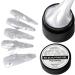 3D Sculpting Nail Gel White Smooth Manicure Decoration Glue for Charming Beauty Flower Sculpting Modeling Nail Extensions - Buy Online on GoSupps.com