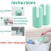 2Pcs Automatic Toilet Cleaner(2 Bottles PACK) Karzy klean Toilet Cleaner Easy to Clean Leaving Your Toilet Looking Fresh (2) - Buy Online on GoSupps.com