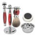 Vintage Beard Brush Bowl Set for Men | Complete Beard Care Kit - Clean & Groom Easily - Buy Online on GoSupps.com
