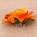 2 in 1 Large Orange Artificial Rose Hairpin & Hair Clips Brooch for Women's Party | Shop Internationally - Buy Online on GoSupps.com