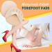Honeycomb Fabric Forefoot Pads for Women - Breathable Metatarsal Pads for Pain Relief (6 Pair, Black & Beige) - Buy Online on GoSupps.com