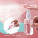 24 Pcs HULISEN Travel Spray Bottles 2oz - Fine Mist, Leak-proof, Refillable - Ideal for Baby Showers - Buy Online on GoSupps.com