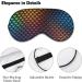 LynaRei Colorful Dragon Scales Sleeping Mask - Adjustable Strap, Soft Eye Cover - Buy Online on GoSupps.com
