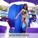 Pop-Up Room in a Bag Portable Changing Shower for Pontoon/Deck/Fishing Boat | Dura-light Steel Frame, Weather-Resistant Material, Tie-Down Kit - Buy Online on GoSupps.com
