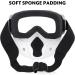 YScare 2 Pack Tactical Masks for Nerf Rival Blasters - Kids Airsoft Mask for Shooting Games, Cycling, Cosplay - White+Black - Buy Online on GoSupps.com