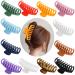 12 Pcs Large Hair Claw Clips - 4.3 Inch Nonslip Big Hair Clamps for Women | Perfect Matte Jaw Clamps for Thicker and Thinner Hair Styling - Buy Online on GoSupps.com