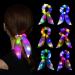 Neon Light Up Bow Scrunchies 6 Pack - Glow in the Dark Hair Accessories for Girls and Women - Perfect for Raves, Parties, Birthdays - Pattern 1 - Buy Online on GoSupps.com