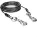 Mighty Paw 9m Dog Tie Out Cable | Chew Proof Braided Steel Tether Lead for X-Large Dogs 25-50kg | Ideal for Yard, Camping, Beach & Garden - Buy Online on GoSupps.com