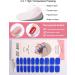 Kalolary 20PCS Nail Adhesive Wrap Nail Gel Polish Strips Full Wraps Nail Polish Stickers Cured Gel Nail Strips Self-Adhesive Gel Nail Wrap Stickers Decals(UV/LED Lamp Required) (Klein Blue) - Buy Online on GoSupps.com