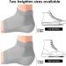Height Increase Wedge Insole Socks | Invisible Silicone Heel Pad for Plantar Fasciitis Relief | Black 3.5CM/1.4 Inch - Buy Online on GoSupps.com