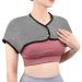 Fangz Shoulder Heating Pillow | 360-Degree Heated Neck Wrap | All-Year Washable Velvet Comfort | XL Relaxation in Light Gray - Buy Online on GoSupps.com
