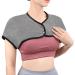 Leryveo shoulder heating pillows-thin heated collar 360-degree package heated neck wrap all-year-old neck warmer washable velvet heating pillow for neck and shoulder relaxation light gray L