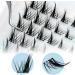 Mix Length Cluster Lashes 0.07mm D Curl | Soft & Wispy DIY Lash Extensions | HuXi Lashes-ZW28C - Buy Online on GoSupps.com