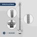 Five Oceans 8 AISI316 Stainless Steel Hatch Lid Support Spring/Holder - 2 Pack - Buy Online on GoSupps.com