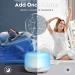YIKUBEE 500ml Aromatherapy Essential Oil Diffuser - Large Room Home Pure White - Buy Online on GoSupps.com
