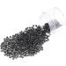 200PCS #1 Black Nano Rings Silicone Lined 3mm Hair Extension Beads - Kullke Micro Beads for Seamless Hair Extensions - Buy Online on GoSupps.com