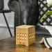 Homcom Electric Aroma Diffuser & Humidifier - 200ml 7 Colors LED Waterless Auto Shutdown - Elegant Bamboo Design for Essential Oils - Buy Online on GoSupps.com