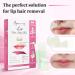 Beauty7 Facial Wax Strips for Upper Lip Cheeks and Chin - 10pcs Cold Gel Strips with Essential Oils for Smooth Hair Removal - Suitable for All Skin Types - Buy Online on GoSupps.com