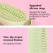 Leakage-Proof Travel Shampoo Bottle - Silicone Toiletry with Massage Brush | Portable Travel Storage - Light Green - Buy Online on GoSupps.com