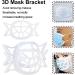 Hoothy 3D Silicone Mask Holder - Washable & Reusable | Protection for Lipstick & Makeup | Enhanced Breathing Space - 5PC - Buy Online on GoSupps.com