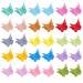 50 pieces butterfly hair clips mini hair clips claw hair clip butterfly hair clip claws hair clips for women girls children hair jewelry (jelly color) ... blue