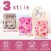 Demigreat High-Suction Dog Diapers for Bitches - 3 Piece Adjustable Bandages in Pink Flower Design | Size L for Comfortable Fit - Buy Online on GoSupps.com