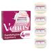 Gillette Venus Comfortglide Sugarberry razor blades women 4 replacement blades for women's razors with 5-fold blade old 4 pieces (1 Pack)