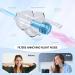 Pressure Equalizing Ear Plugs - 2 Pairs for Airplane Travel 25dB Noise Reduction Reusable Silicone for Adults & Kids 12+ Fits All Ear Canals - Blue - Buy Online on GoSupps.com