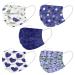 Lulupi 50 pieces one-way oral protection oral protection Pustblume printed 3 LATIG THE MNS L wenzahn motif neckerchief mouth and nose protection.