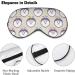 Indian Siberian Husky Sleep Mask - Adjustable Eye Cover for Blocking Light, Ideal for Night Travel and Naps - Men and Women - Buy Online on GoSupps.com