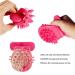 PETCYY Cat Brush Shedding Grooming | Soft Massage Tongue Brush for Cats | Mimics Mama Cat Licking | Comforting Pet Gift (Rose Red) - Buy Online on GoSupps.com