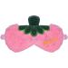 Ulife mall nice 3D strawberry children sleep mask funny soft fluffy cartoon eye mask plush strawberry silk eyeliner for girls boys women men party & travel (red strawberry) red strawberry