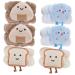 Didiseaon 6 Pi ces lastique pour cheveux poignet spa washband bande pour spa hair band bracelet absorbant poignet lastique bracelet bande d'absorption d'eau bande confortable molleton