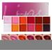 Lip Palette | Eyeshadow Palettes Waterproof Moisturizing Kit Pigmented Vibrant Shades 12 Colors Lip Gloss For Women - Buy Online on GoSupps.com