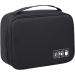 Digital Gadgets Storage Bag Separate Storage Adjustable Portable Data Cable Storage Bag for Home (Black) (Black) - Buy Online on GoSupps.com