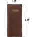 Full Grain Leather Toothpick Case Set (4 Pack) Handmade by Hide & Drink - Single Malt Mahogany - Buy Online on GoSupps.com