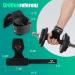 COFOF Zughilfen Leather Lifting Straps for Bodybuilding & Weight Lifting | Professional Strength Training Aid for Men & Women - Midnight Black - Buy Online on GoSupps.com