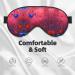Abstract Heart Print Unisex Sleep Mask | Double-Sided Eye Mask for Sound Sleep & Skin Care - Shop Now - Buy Online on GoSupps.com