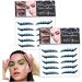 Crystal Eyeliner Stickers 10 Pairs v Reusable Glitter Eyeliner Stickers Waterproof Instant Adhesive Stick on Eyeliner Eyeshadow Strop for Dress Up Party Blue - Buy Online on GoSupps.com