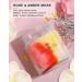 IZIDDO Rose & Musk Scented Candles - Handmade 12oz Red Marble 2 Wick Candles for Home | Perfect Gifts for Women & Men - Buy Online on GoSupps.com