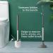 Eyliden Toilet Plunger and Brush Combo with Holder - 2 in 1 Set with Replacement Brushes - Deep Cleaning, Aluminum Handle - Compact Design (White) - Buy Online on GoSupps.com