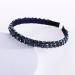 Ryaupy Elegant Dark Blue Braided Bead Chain Headband - Headband for Women with Crystal Beads - Headband Party Prom - Buy Online on GoSupps.com