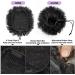 YEAME Short Kinky Curly Afro Puff Drawstring Ponytail | Premium Synthetic Hair Puff for Black Women | Natural Black 1B Color - Buy Online on GoSupps.com