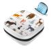 GIAPB Sanitary Napkin Storage Bag Period Bag Tampon Bag Makeup Bag Pad Pouch Animal Fox Deer Wolf Color784