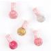Three Cheers for Girls Pink & Gold Hexagon Shimmer Nail Polish Set - 5 Pack Non-Toxic Kit for Kids & Teens, Ages 8 - Buy Online on GoSupps.com