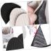 Sneaker Heel Stickers | Adhesive Heel Grips & Shoe Inserts for High Heels - 1 Pair Black 11.5x1cm - Buy Online on GoSupps.com