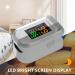 Pulse Oximeter Fingertip for Adults and Children - UK Approved SPO2 Monitor with Large LED Screen and Heart Rate Monitoring - Silver White - Buy Online on GoSupps.com