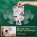 Hot Water Bottle with Lid - Flamingo Pattern Rubber Bag for Pain Relief Cramps Foot Warmer & Hot/Cold Therapy - Buy Online on GoSupps.com